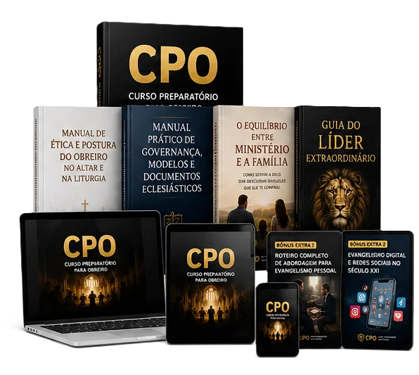 Todos os materiais digitais do CPO no notebook, tablet e celular